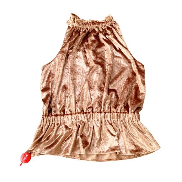 Gorgeous Ramy Brook Metallic Brown Sleeveless Top - Picture 3 of 16